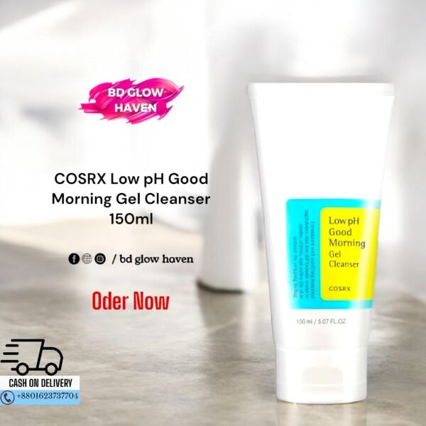 Cosrx Low pH Good Morning Gel Cleanser (150ml) bd glow haven