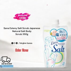 Sana Esteny Salt Scrub Japanese Natural Salt Body Scrub 350g