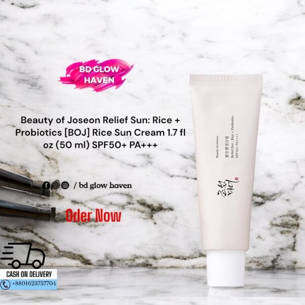 Beauty of Joseon Relief Rice & Probiotics Sun Cream SPF 50 50ml