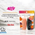 Kracie ICHIKAMI Shampoo & Conditioner Mini Set (40ml+40ml) – Best Japanese Hair Care in Bangladesh