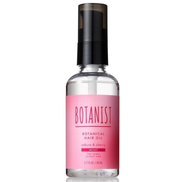 Botanist Botanical Hair Oil Sakura & Cherry Moist 80ml Bottle