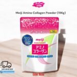 Meiji Amino Collagen Powder 196g pouch – Japanese collagen supplement for skin and joint health