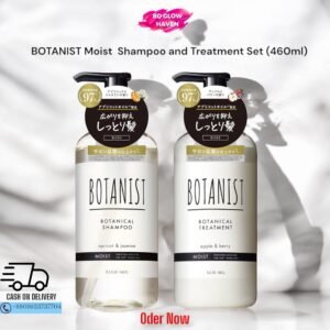 BOTANIST Moist Shampoo and Treatment Set 460ml – Apricot Jasmine & Apple Berry – BD Glow Haven
