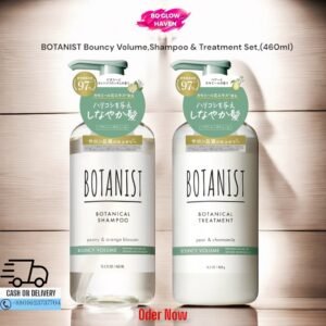 BOTANIST Bouncy Volume Shampoo and Treatment Set (460ml) – Lightweight Volumizing Haircare